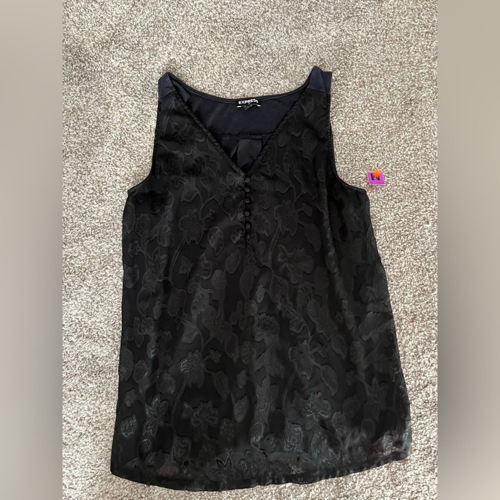 Express Black Small Blouse